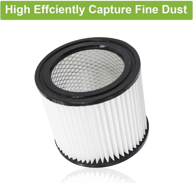 GIB cleaningtool 90398 Shop Vac Filters Replacement for Shop Vac 90398/118692, 9039800, 903-98-00, 9039833 Hangup Wet Dry Vacuum Small Cartridge Filter Type AA, Fits Most for 4 Gallon and Less, 2 Pack - Image 5
